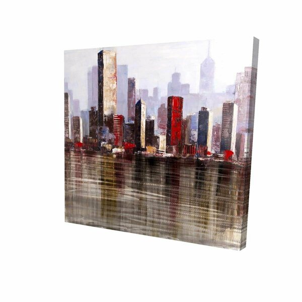 Begin Home Decor 16 x 16 in. Industrial City Style-Print on Canvas 2080-1616-CI231